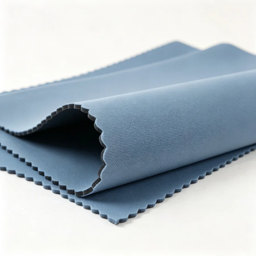 Close-up smooth neoprene material