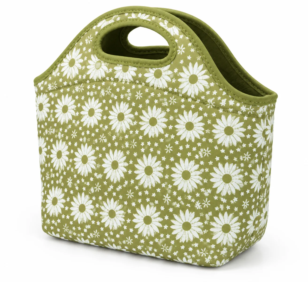 Daisy Picnic Cooler Bag — Three-quarter profile