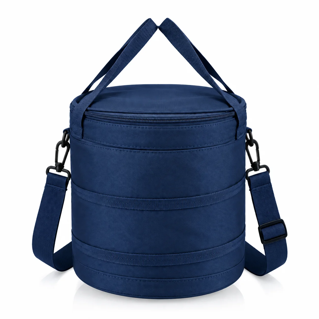 TrailFold Insulated Cooler Bag — Navy color option