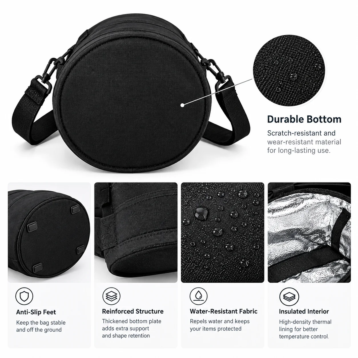 TrailFold Insulated Cooler Bag — Construction study