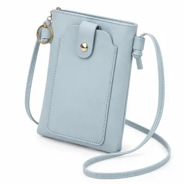 Women's Leather Phone Crossbody Bag – Compact Shoulder Purse for Phone, Cards, Keys & Everyday Essentials - Image 2