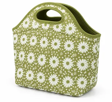 Daisy Floral Cooler Tote Bag – Insulated Lunch Bag for Work, Picnic, Travel & Outdoor Activities - Image 2
